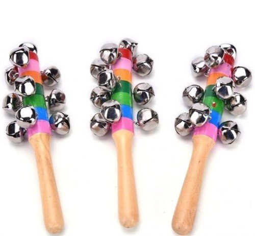 Lục lạc cán gỗ - Rainbow bell stick